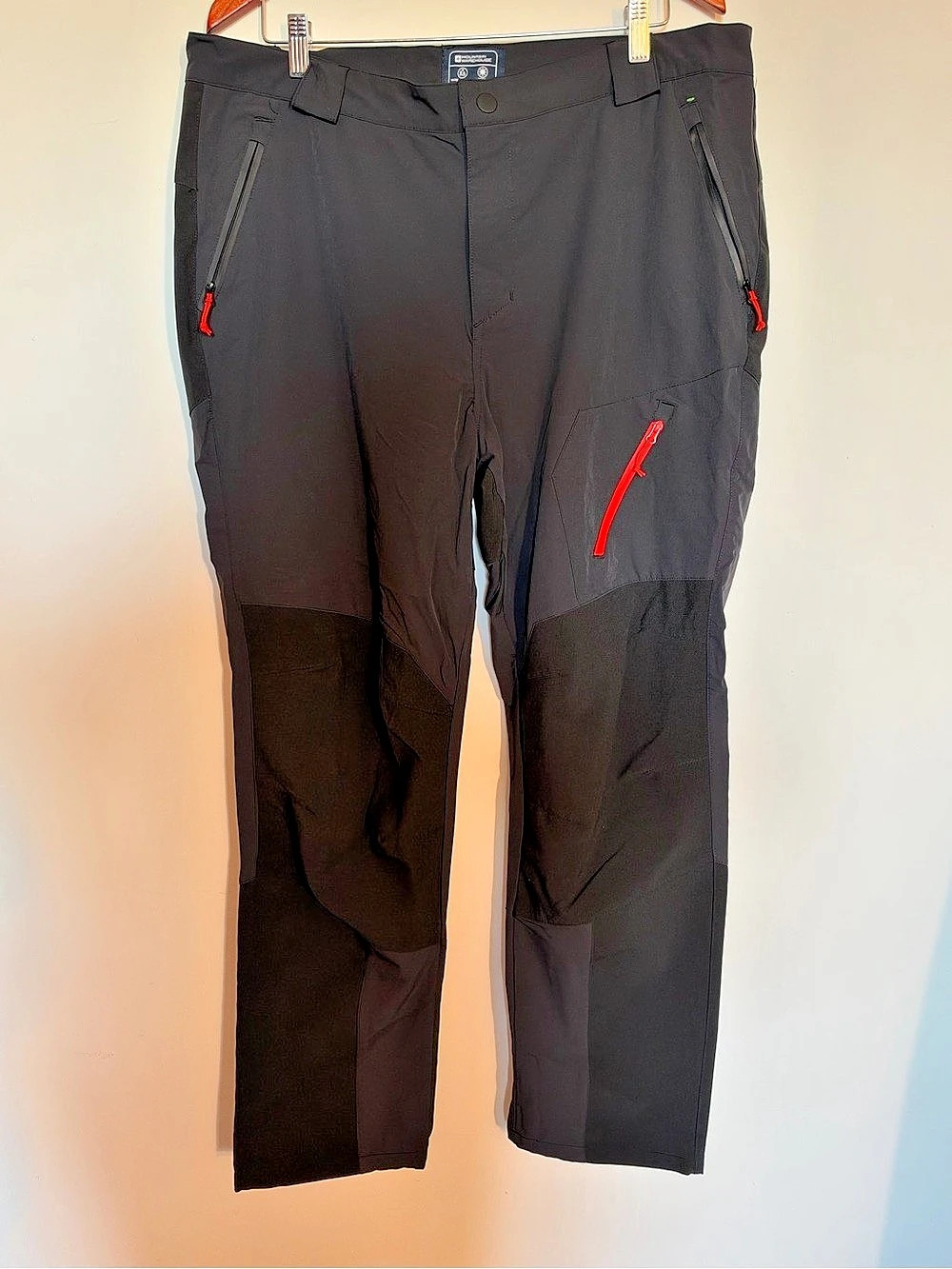 Mountain Warehouse Forest Trekking Trouser Short Black Cargo Trousers Waist W38
